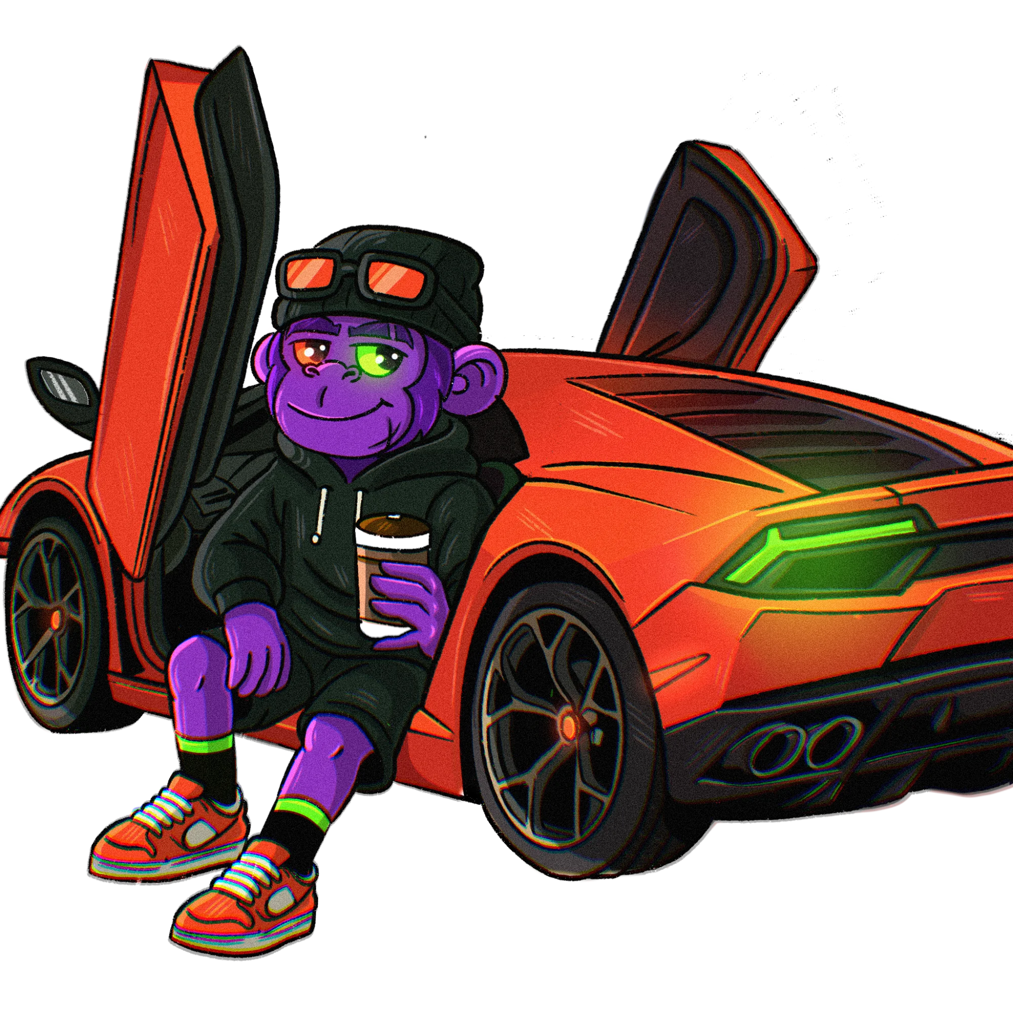 Purple Monkey #2
