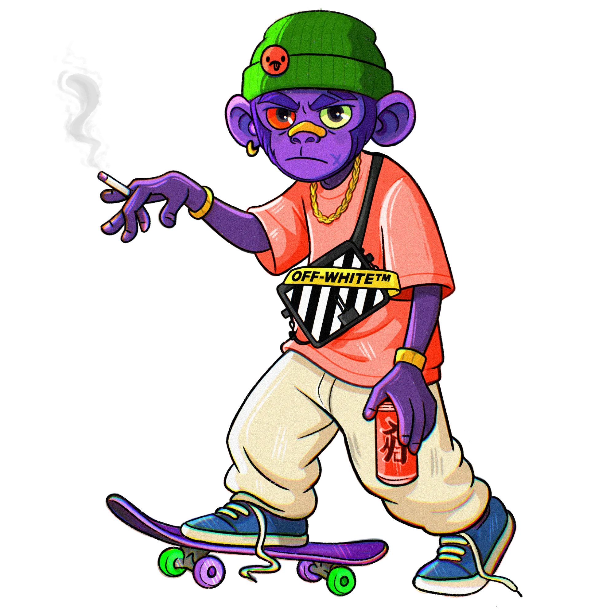 Purple Monkey #3
