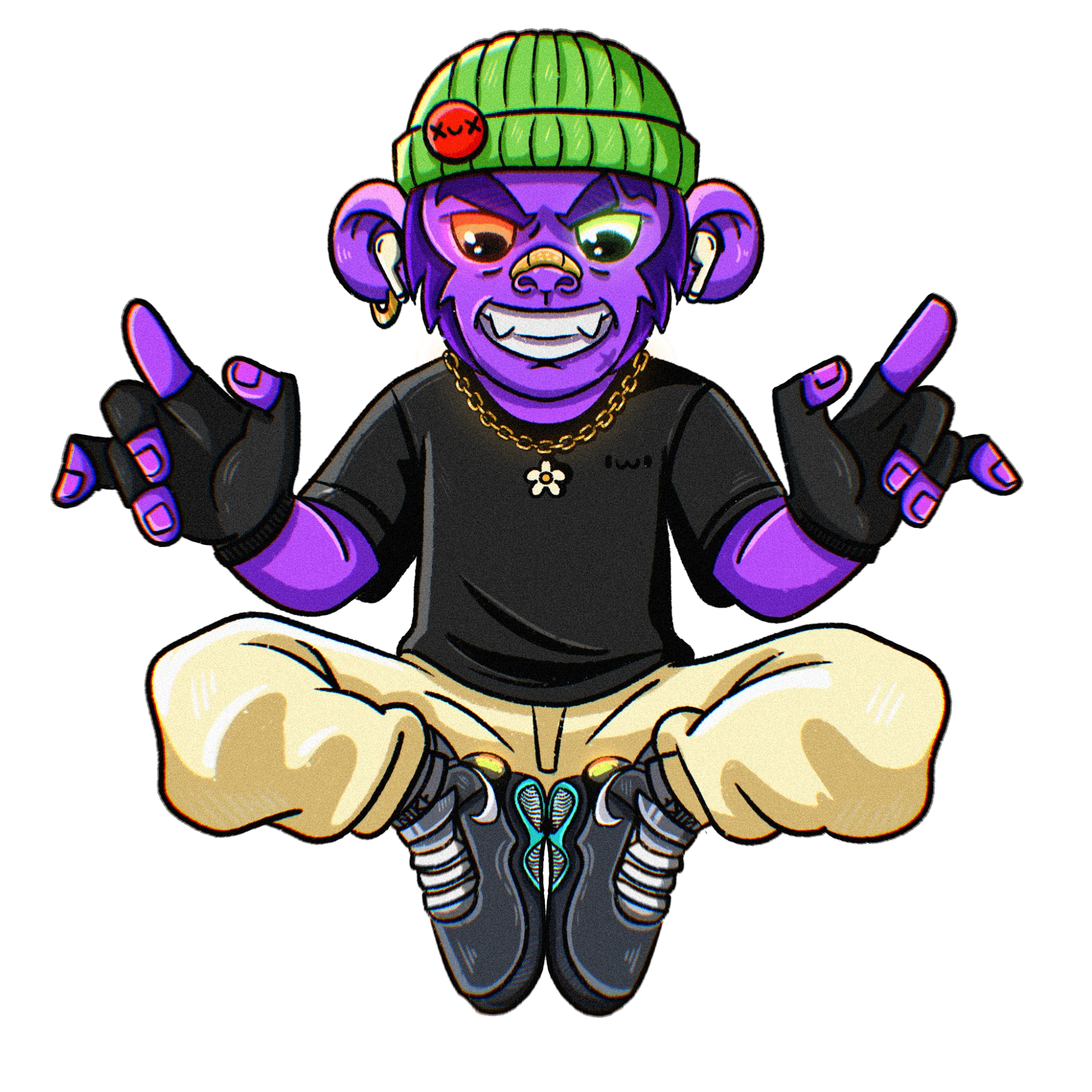 Purple Monkey #4