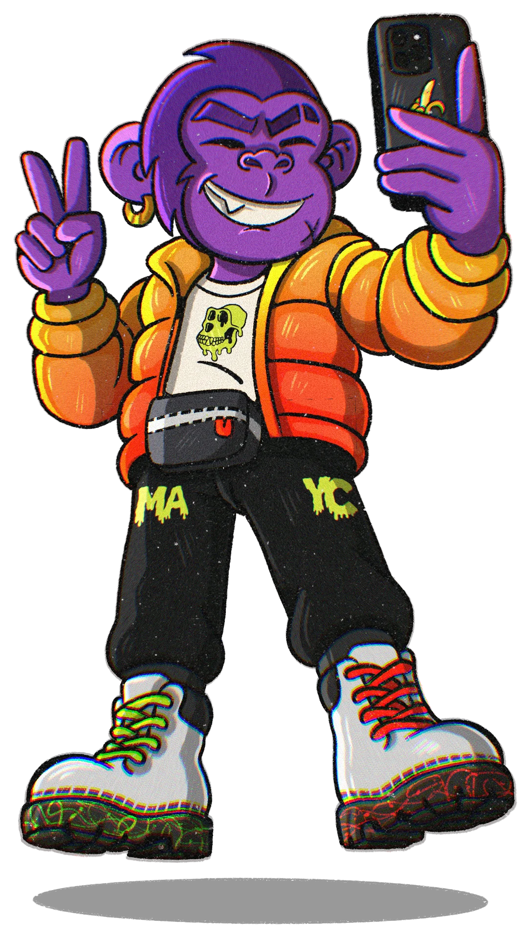 Purple Monkey #5